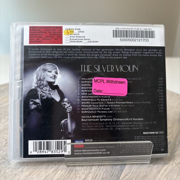 Nicola Benedetti – The Silver Violin (Decca) - Picture 2 of 5